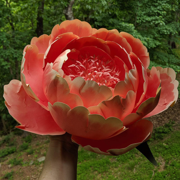 Giant Ball Peony Paper Flower SVG Digital File