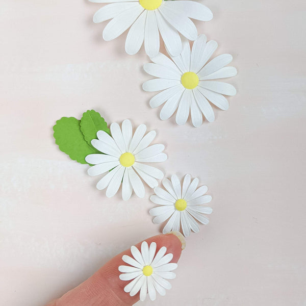 Daisy Paper Flower SVG Digital File for Cricut & Silhouette