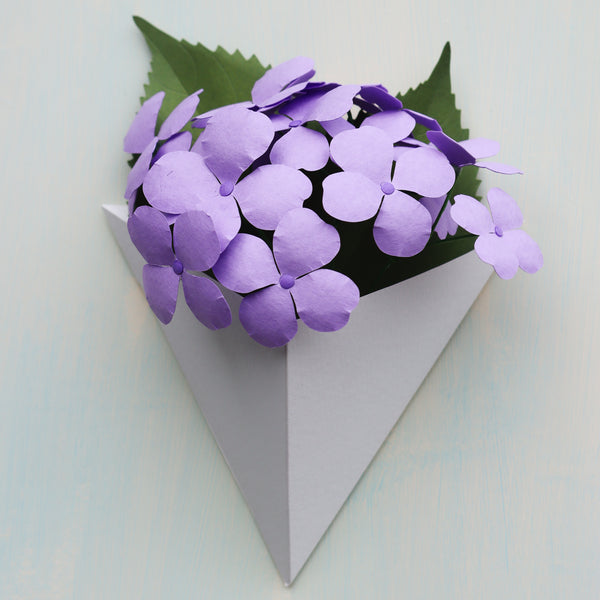 Hydrangea Paper Flower SVG Digital File for Cricut & Silhouette