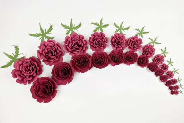 Rolled Rose Paper Flower SVG | Digital File for Cricut & Silhouette